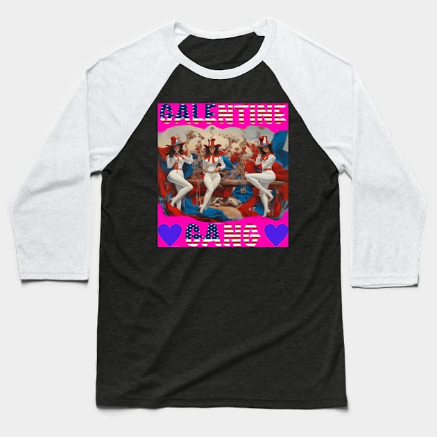 Galentines gang Baseball T-Shirt by sailorsam1805